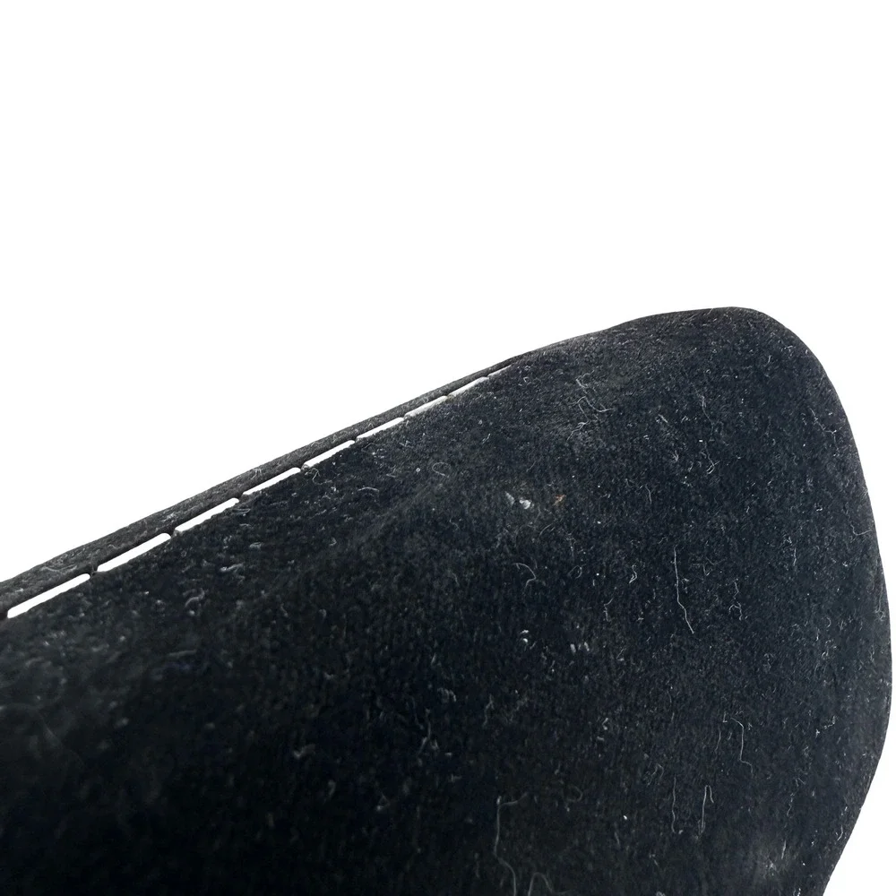 Gucci Black Velvet Sunglasses Case Light Blue Satin Lining Gold Logo Italy